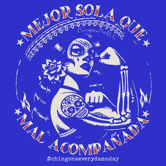 Mejor Sola Que Mal Acompañada V-Neck T-Shirt