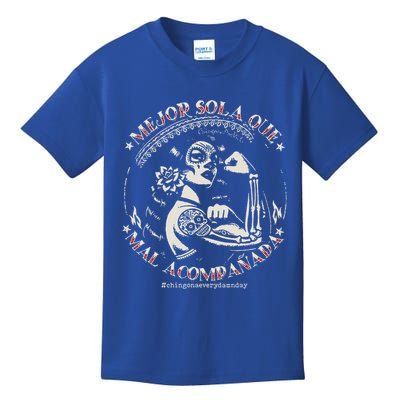 Mejor Sola Que Mal Acompañada Kids T-Shirt