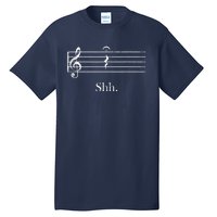 Music Shh Quarter Rest Retro Music Tall T-Shirt