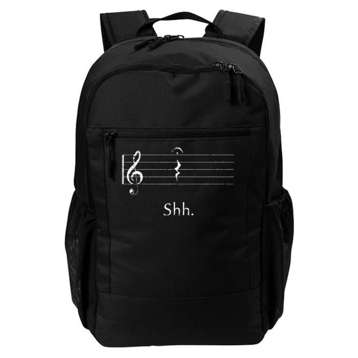 Music Shh Quarter Rest And Fermata Daily Commute Backpack