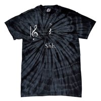 Music Shh Quarter Rest And Fermata Tie-Dye T-Shirt