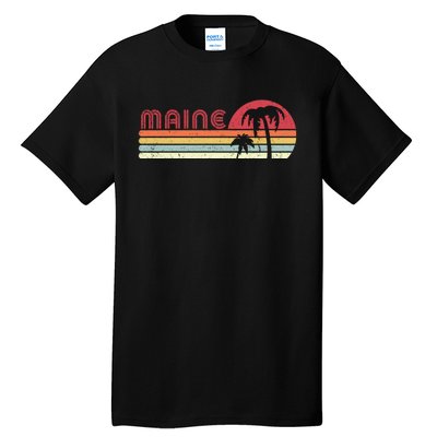 Maine Shirt. Retro Style ME, USA Tall T-Shirt