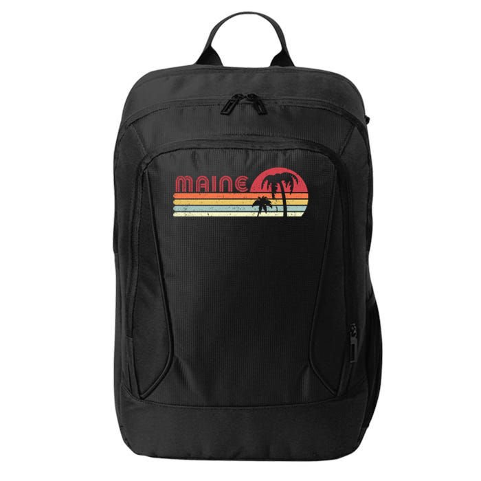 Maine Shirt. Retro Style ME, USA City Backpack