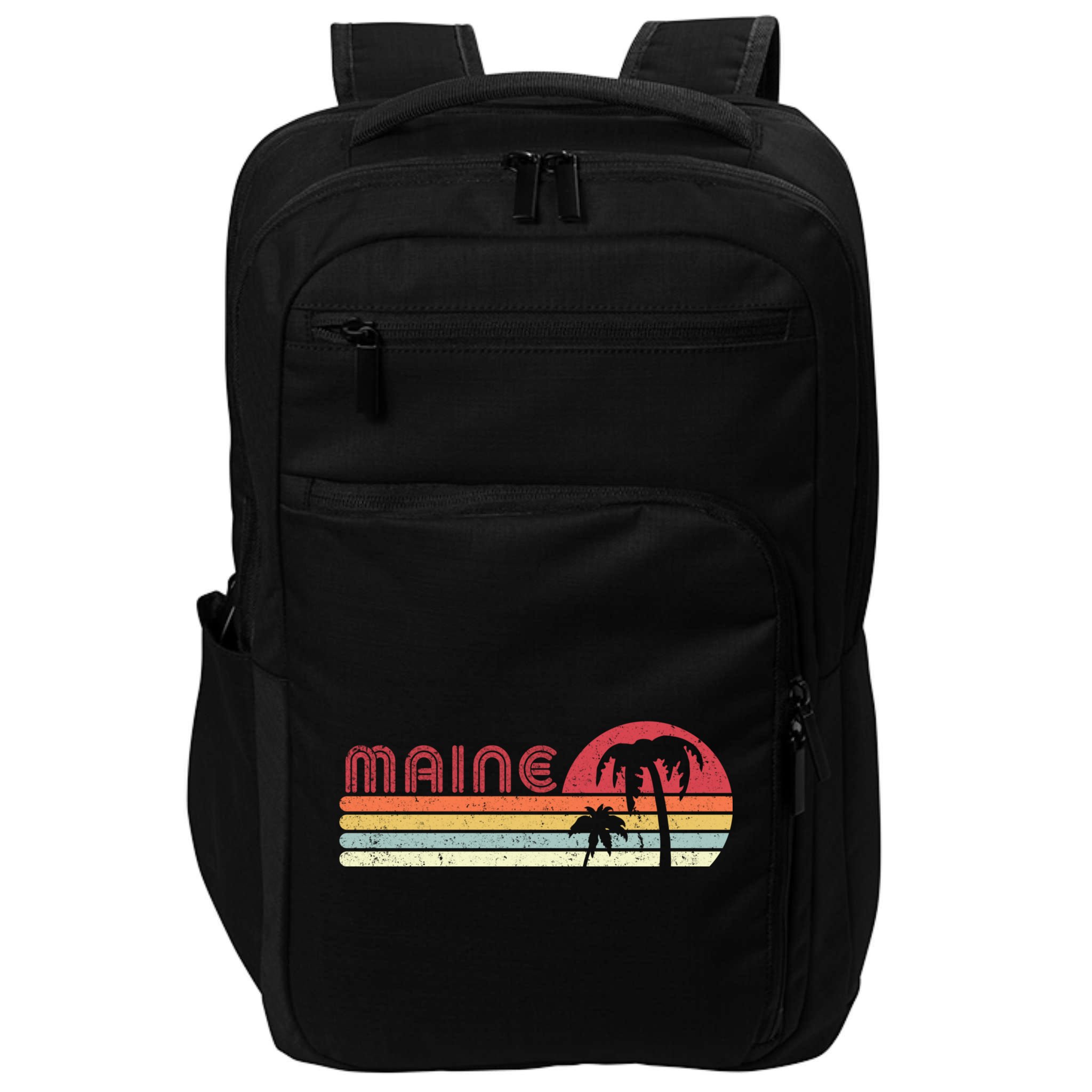 Maine Shirt. Retro Style ME, USA Impact Tech Backpack