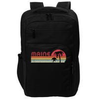 Maine Shirt. Retro Style ME, USA Impact Tech Backpack