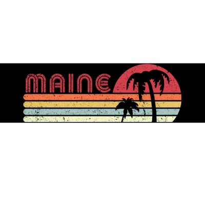 Maine Shirt. Retro Style ME, USA Bumper Sticker