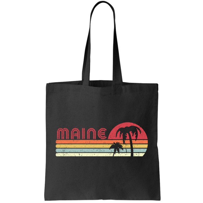 Maine Shirt. Retro Style ME, USA Tote Bag