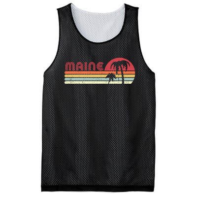 Maine Shirt. Retro Style ME, USA Mesh Reversible Basketball Jersey Tank