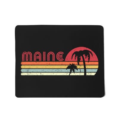 Maine Shirt. Retro Style ME, USA Mousepad