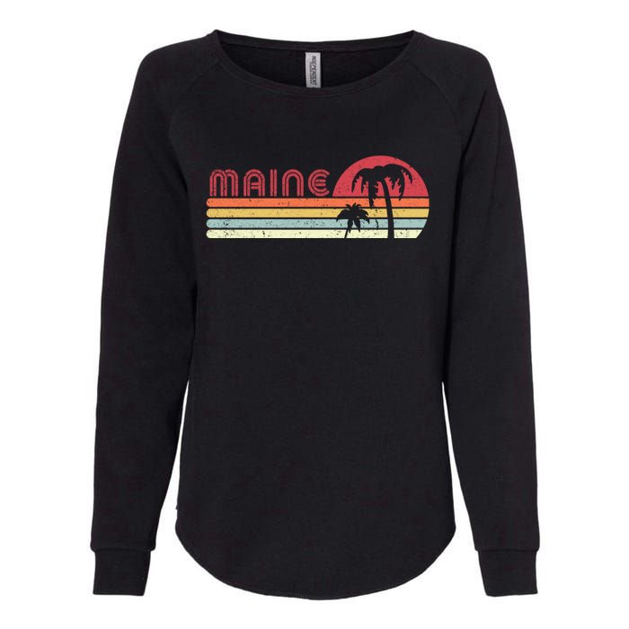 Maine Shirt. Retro Style ME, USA Womens California Wash Sweatshirt