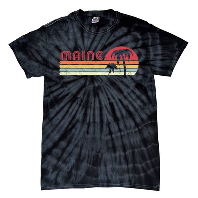 Maine Shirt. Retro Style ME, USA Tie-Dye T-Shirt