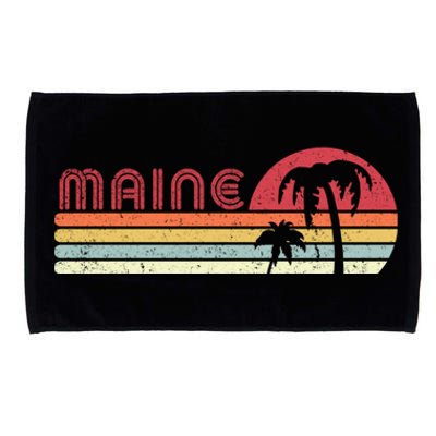 Maine Shirt. Retro Style ME, USA Microfiber Hand Towel