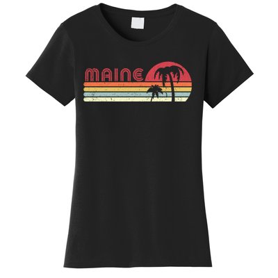 Maine Shirt. Retro Style ME, USA Women's T-Shirt