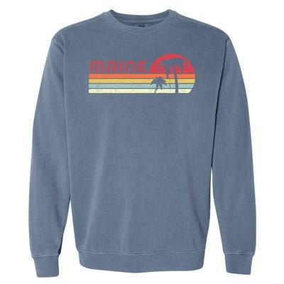 Maine Shirt. Retro Style ME, USA Garment-Dyed Sweatshirt