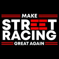 Make Street Racing Great Again Drawstring Bag