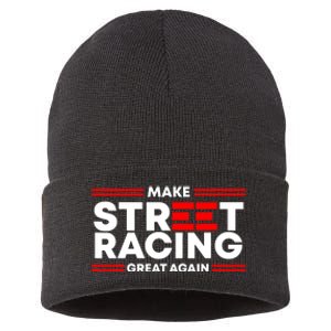 Make Street Racing Great Again Sustainable Knit Beanie