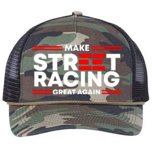 Make Street Racing Great Again Retro Rope Trucker Hat Cap