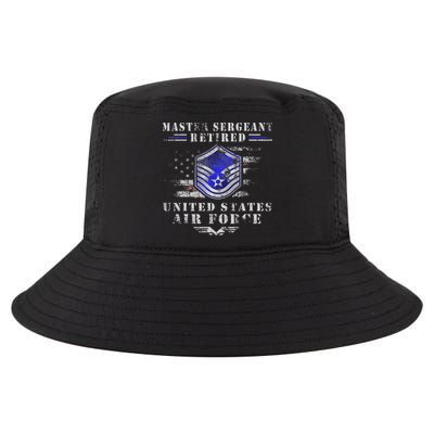 Master Sergeant Retired Military Retirement Cool Comfort Performance Bucket Hat