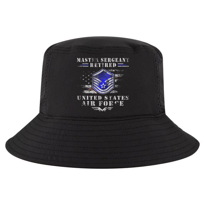 Master Sergeant Retired Military Retirement Cool Comfort Performance Bucket Hat