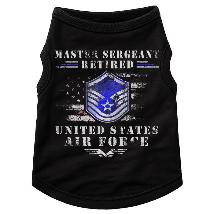 Master Sergeant Retired Military Retirement Doggie Tank