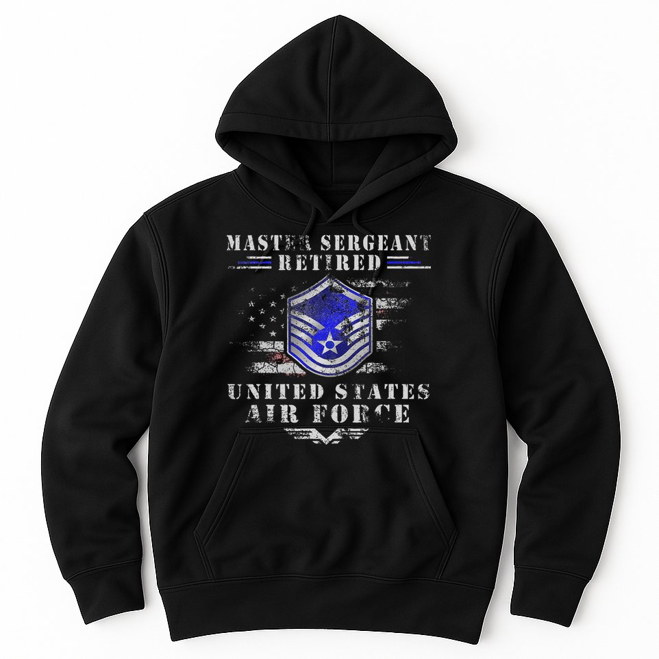 Master Sergeant Retired Military Retirement Hoodie
