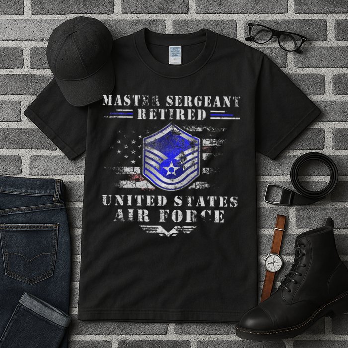 Master Sergeant Retired Military Retirement Tall T-Shirt