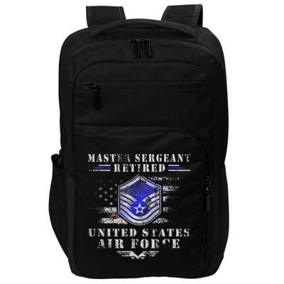 Master Sergeant Retired Military Retirement Impact Tech Backpack