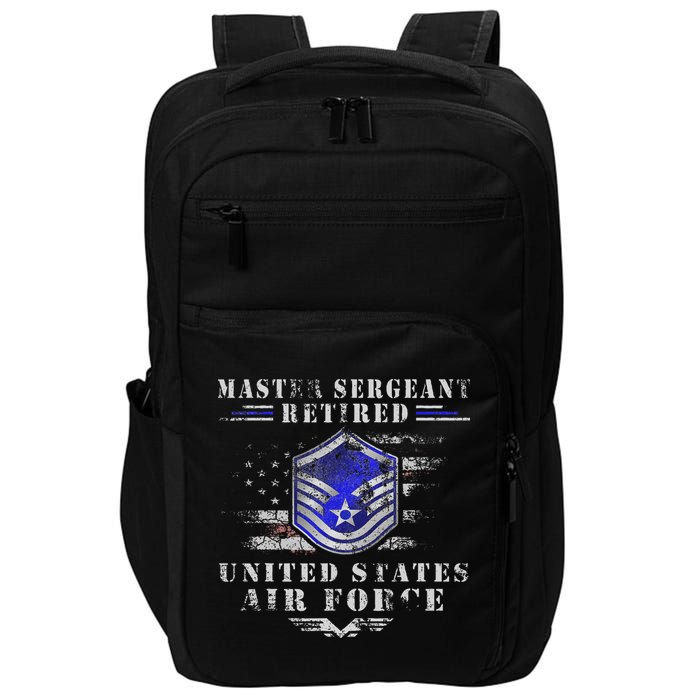 Master Sergeant Retired Military Retirement Impact Tech Backpack