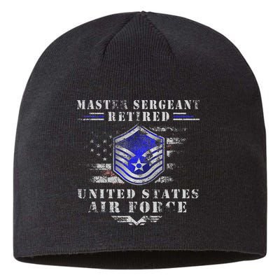 Master Sergeant Retired Military Retirement Sustainable Beanie