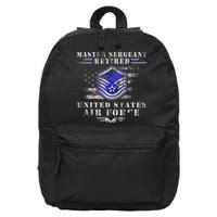 Master Sergeant Retired Military Retirement 16 in Basic Backpack