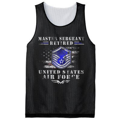 Master Sergeant Retired Military Retirement Mesh Reversible Basketball Jersey Tank