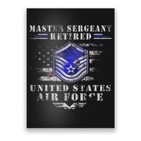 Master Sergeant Retired Military Retirement Poster