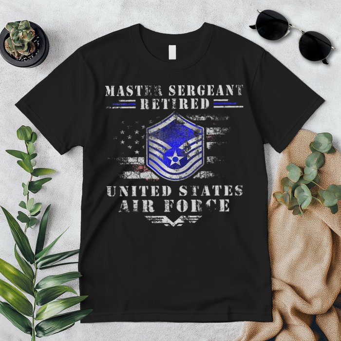 Master Sergeant Retired Military Retirement Premium T-Shirt