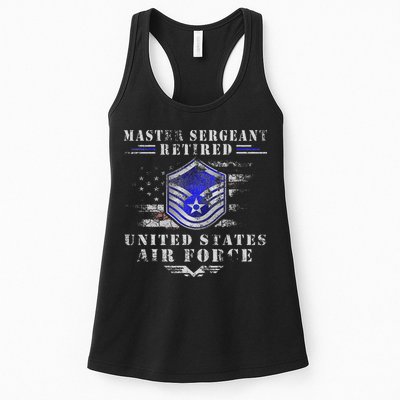 Master Sergeant Retired Military Retirement Womens Tank Top