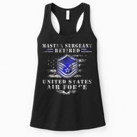 Master Sergeant Retired Military Retirement Womens Tank Top