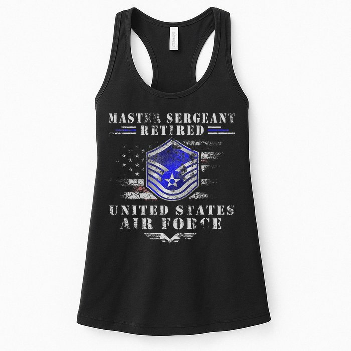Master Sergeant Retired Military Retirement Womens Tank Top