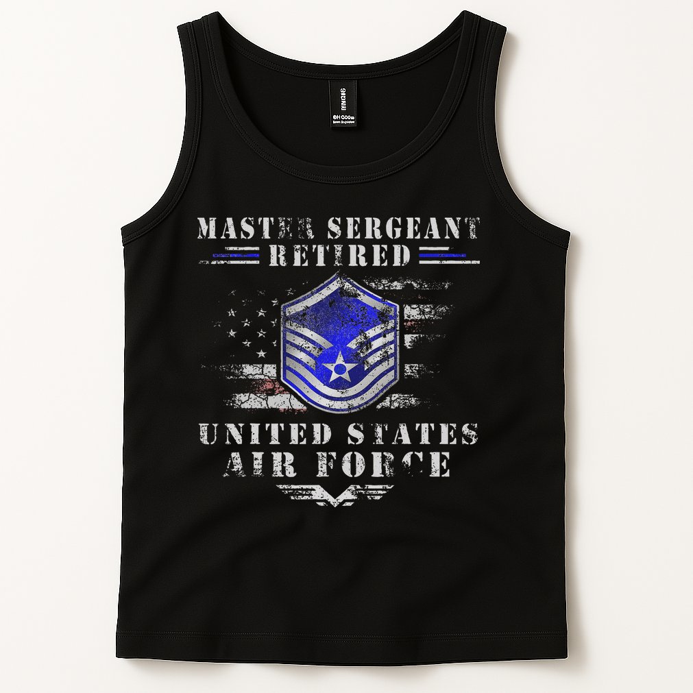 Master Sergeant Retired Military Retirement Tank Top