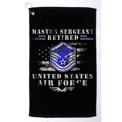 Master Sergeant Retired Military Retirement Golf Towel