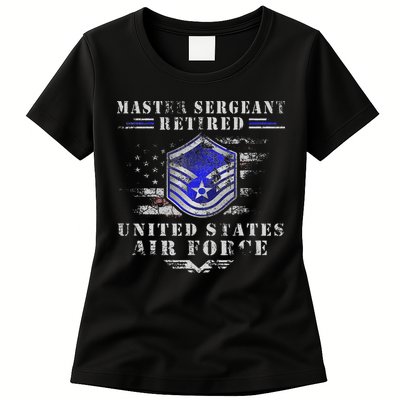 Master Sergeant Retired Military Retirement Womens T-Shirt