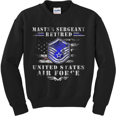 Master Sergeant Retired Military Retirement Kids Sweatshirt