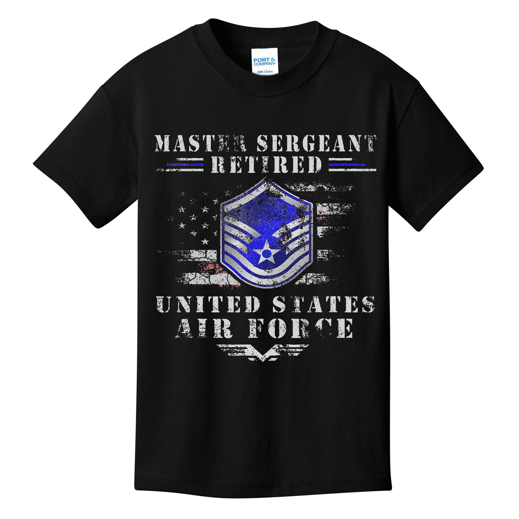Master Sergeant Retired Military Retirement Kids T-Shirt