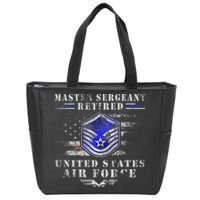 Master Sergeant Retired Military Retirement Zip Tote Bag