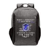 Master Sergeant Retired Military Retirement Vector Backpack