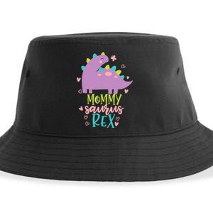 Mommy Saurus Rex Funny Dinosaur for Wo and Moms Sustainable Bucket Hat