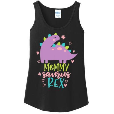 Mommy Saurus Rex Funny Dinosaur for Wo and Moms Ladies Essential Tank