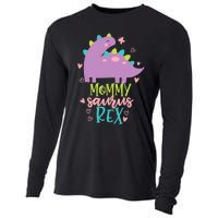 Mommy Saurus Rex Funny Dinosaur for Wo and Moms Cooling Performance Long Sleeve Crew