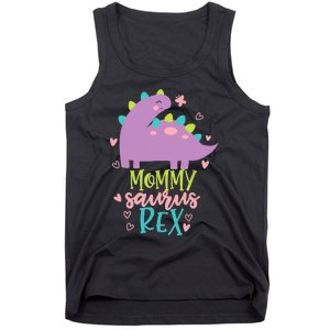 Mommy Saurus Rex Funny Dinosaur for Wo and Moms Tank Top