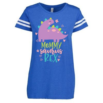 Mommy Saurus Rex Funny Dinosaur for Wo and Moms Enza Ladies Jersey Football T-Shirt