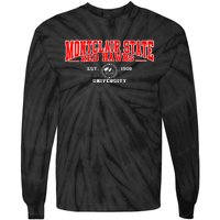 Montclair State Red Hawks Retro University Arch Vintage Tie-Dye Long Sleeve Shirt