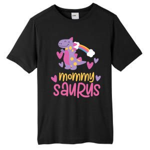 Mommy Saurus Rex Dinosaur Tall Fusion ChromaSoft Performance T-Shirt